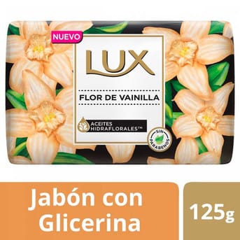 Jabón con Glicerina Lux Flor de Vainilla 125g