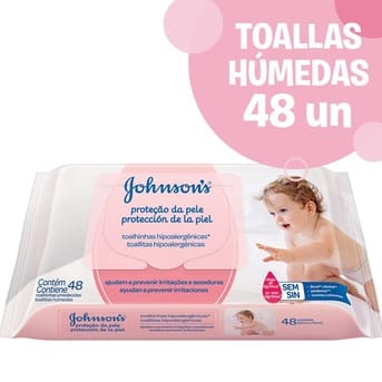 Toallitas Húmedas Johnson's Baby Extra Cuidado Pack 48un