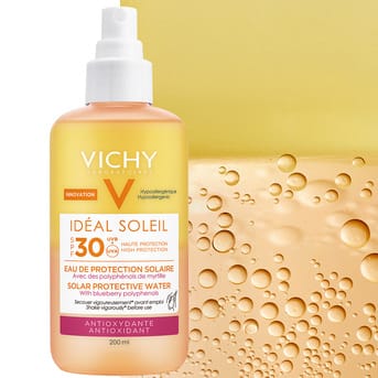 Protector Solar Agua Solar Protectora Antioxidante Vichy Ideal Soleil 30 Fps 200ml