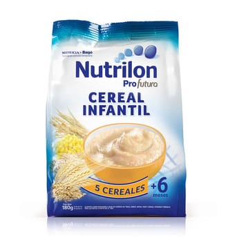 Cereal Infantil Nutrilon Profutura 5 Cereales +6m 180g