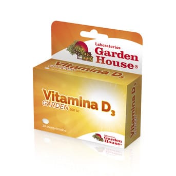 Vitamina D3 800UI Garden House 30 Comprimidos