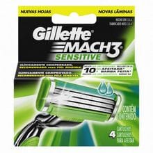 Repuesto Gillette Mach3 Sensitive 4un