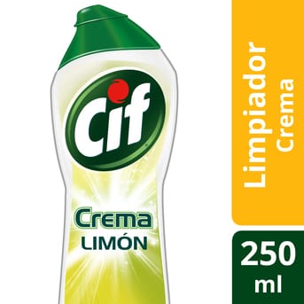 Limpiador Cremoso Cif Limón 250ml