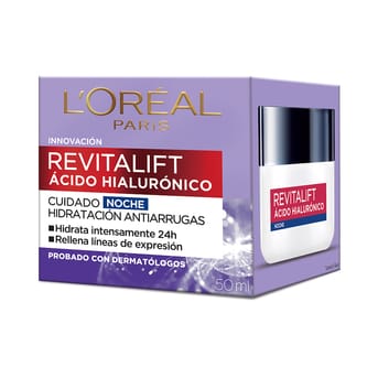 Crema Noche L'Oréal Paris Revitalift Ácido Hialurónico 50ml