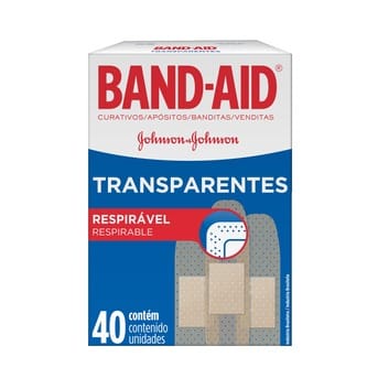 Apósitos Adhesivo Band Aid Transparente 40un