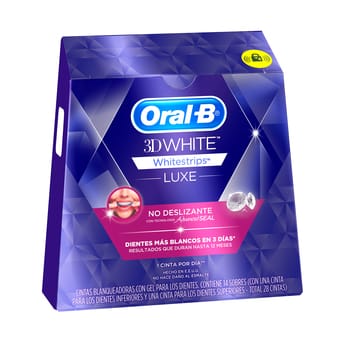 Cintas Blanqueadoras Oral-B 3D White Whitestrips Luxe 14un