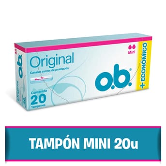 Tampones Originales O.B. Mini 20un