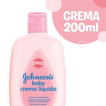 Crema Hidratante Bebé Johnson's Baby 200ml