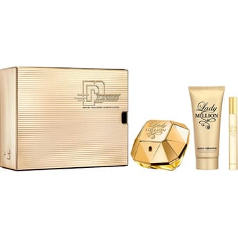 Cofre Perfume Paco Rabanne Lady Million Edp 80ml + 100ml Bl + 10ml Travel