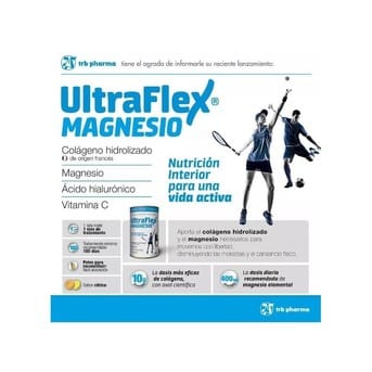 Ultraflex Magnesio Colágeno Hidrolizado en Polvo TRB Pharma 420g