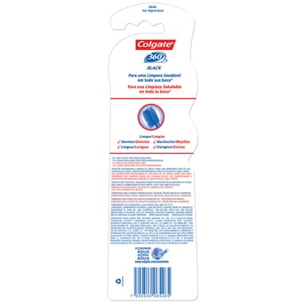 Cepillo Dental Colgate 360º Black Suave 2un