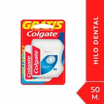 Hilo Dental Colgate 50m Promo Lleve 2 Pague 1