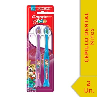 Cepillo Dental Colgate Kids 5+ Años 2un