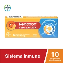 Redoxon Triple Acción Efervescente x 10 Comprimidos