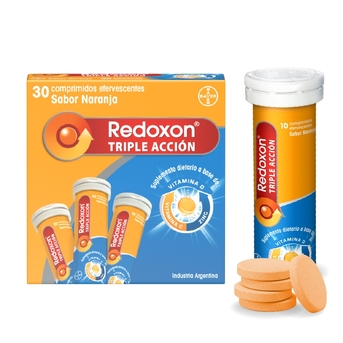 Redoxon Triple Acción Efervescente 30 Comprimidos