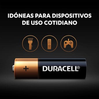 Duracell Pilas Alcalinas AA de Larga Duración - Pack de 2 unidades