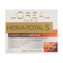 Crema L'Oréal Paris Hidra-Total 5 Experto Antiarrugas +55 50ml