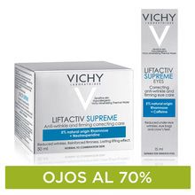 Tratamiento Antiarrugas Vichy Lifactiv Supreme 50ml + Lifactiv Ojos 15ml 