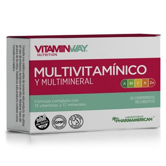 Suplemento Dietario Vitamin Way Multivitamínico 30 Compr