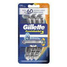 Máquina de Afeitar Gillette Prestobarba3 x 4un