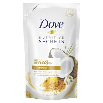 Shampoo Dove Ritual de Reparación 180ml