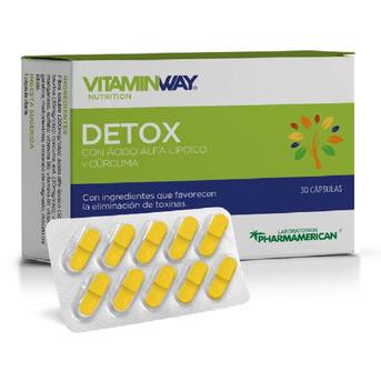 Suplemento Nutricional Vitamin Way Detox Elimina Toxinas 30 Caps