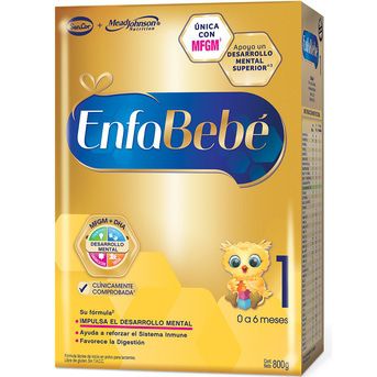 Leche Infantil Polvo Enfabebe 1 (0 a 6 Meses) 800g - ENFABEBE