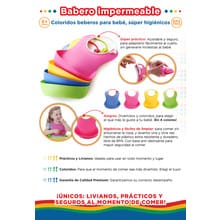 Baby Innovation Babero Impermeable De Silicona Con Bolsillo Contenedor -  Farmacia Leloir - Tu farmacia online las 24hs