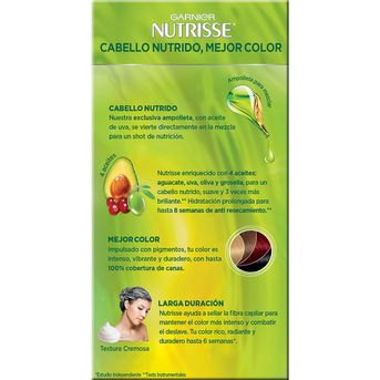 Kit Completo de Coloración Nutrisse Permanente Clásico 45g