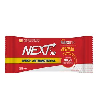 Jabón Antibacterial Next AB 90g x 3un