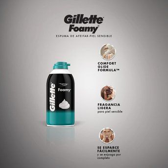 Espuma de Afeitar Gillette Foamy Sensitive 322ml