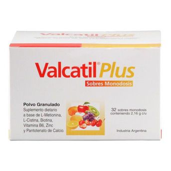 Valcatil Plus Anticaída Aminoacidos 32 Sobres