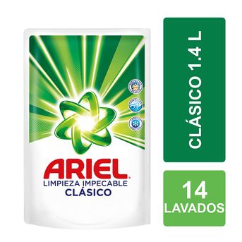Jabón Líquido Ariel Clásico Pouch 1.4L