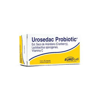 Urosedac Probiotic Prevención de Infecciones Urinarias Recurrentes Eurolab
