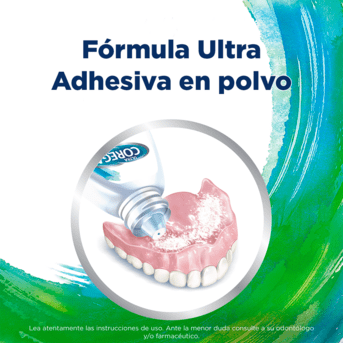 Adhesivo para Prótesis Dentales Ultra Corega Polvo
