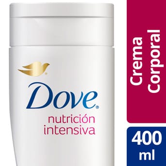 Crema Corporal Botella Dove Nutrición Intensiva 400ml