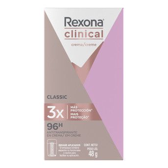 Antitranspirante en Crema Rexona Clinical Women Classic 48g