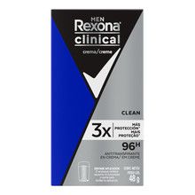Desodorante Crema Rexona Men Clinical 48g A/T