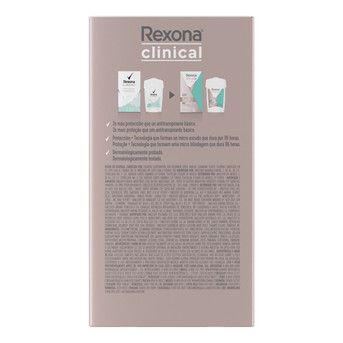 Desodorante Crema Rexona Wom Clinical Clean Fresh A/T 48g 
