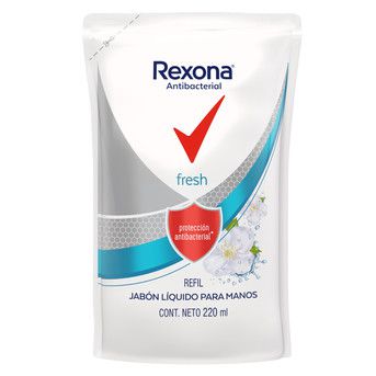 Repuesto Jabón Líquido Rexona Antibacterial Fresh 220ml