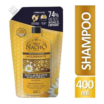Tio Nacho RECARGABLE Shampoo Aclarante 400 ml
