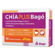 Suplemento CHIA PLUS BAGO Omega3 Colestero Caps Blandas 30u