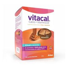 Vitacal Calcio + Vitamina D3 60 Caramelos masticables