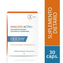 Suplemento Dietario Ducray Anacaps Activ+ 30 Caps