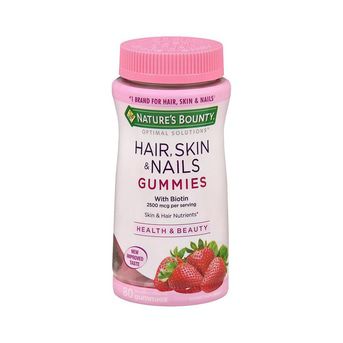 Natures Bounty Optimal Solut Hair Skin&Nails X 80 Gummies