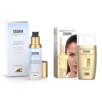 Kit Facial Isdin Hyaluronic Concentrate + Fusion Water Urban