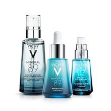 Kit Facial Vichy Mineral 89 Booster + Probiotic + Ojos