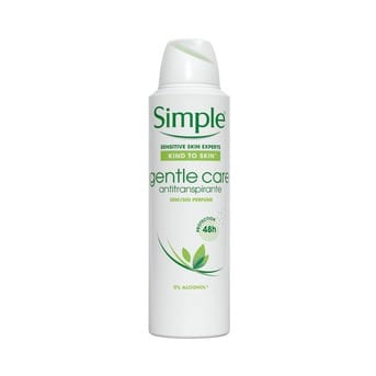 Antitranspirante Piel Sensible Simple Gentle Care 150ml