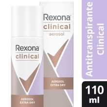 Antitranspirante Rexona Clinical Extra Dry x110ml