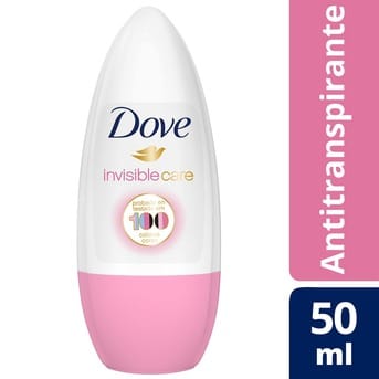 Desodorante Antitranspirante Roll On Dove Invisible Care 50ml